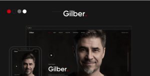 Gilber - Personal CV/Resume WordPress Theme