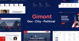 Gimont - Political City Gov Campaign WP Theme