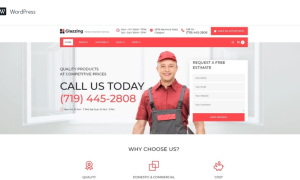 Glazzing - Window Installation Services WordPress Theme