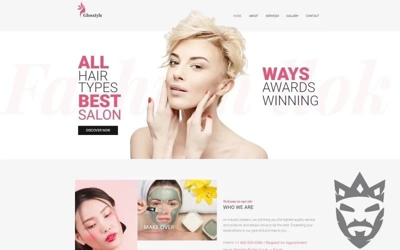 Glosstyle - Beauty Salon WordPress Elementor Theme WordPress Theme