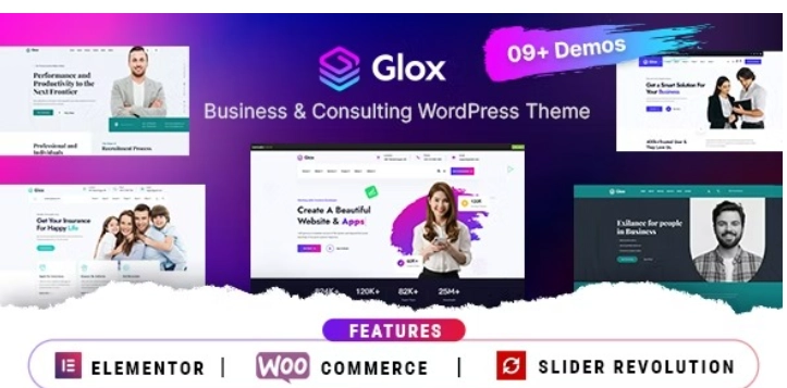 Glox  – Business & Consulting WordPress Theme