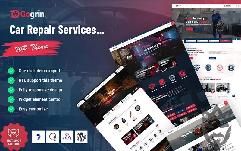 Gogrin - Car Repair Service WordPress Theme