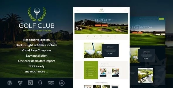 Golf Club - Sports & Events WordPress Theme