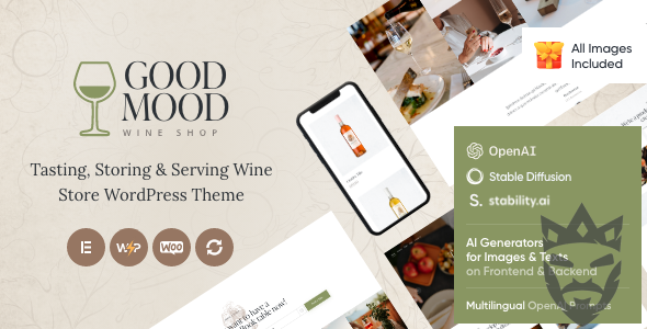 Good Mood - Wine Shop WordPress Theme