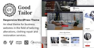 Good Tailor - Fashion  Tailoring Services WordPress Theme