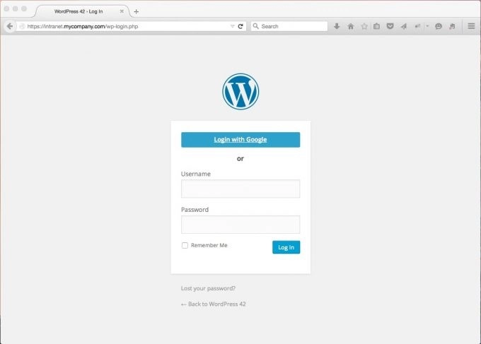 Google Apps Login for WordPress Enterprise