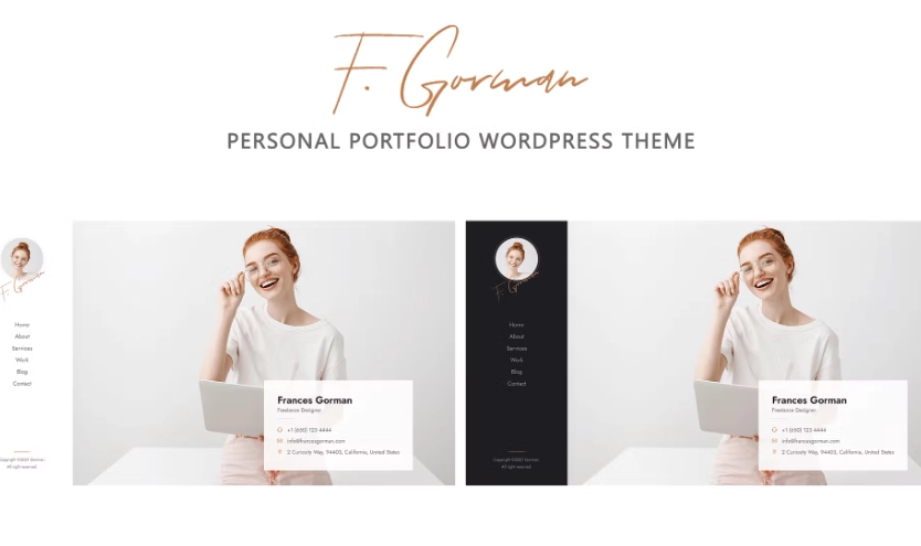 Gorman - Personal Portfolio WordPress Theme