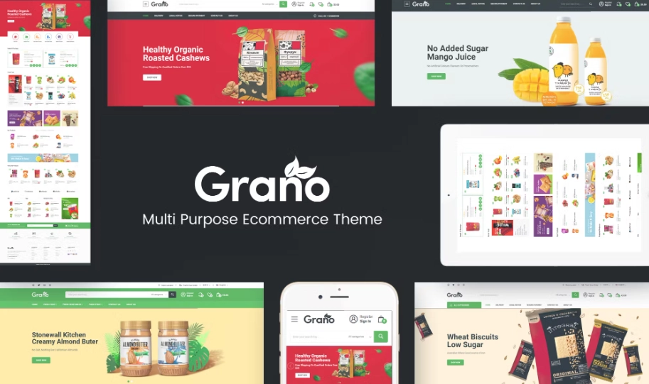 Grano - Organic & Food WordPress Theme