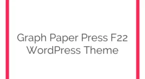 Graph Paper Press F22 WordPress Theme