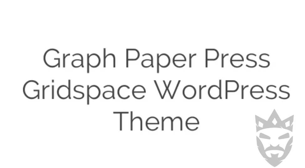 Graph Paper Press Gridspace WordPress Theme