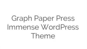 Graph Paper Press Immense WordPress Theme