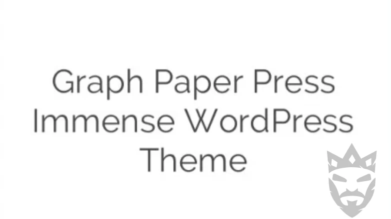 Graph Paper Press Immense WordPress Theme