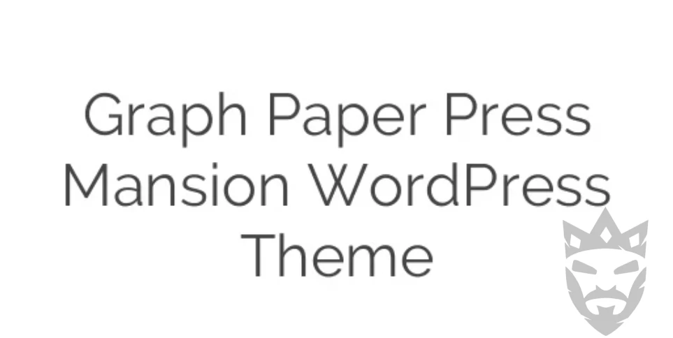 Graph Paper Press Mansion WordPress Theme