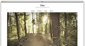 Graph Paper Press Uno WordPress Theme