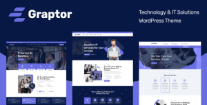 Graptor - Technology  IT Solutions WordPress Theme