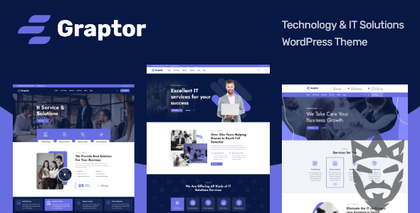 Graptor - Technology  IT Solutions WordPress Theme