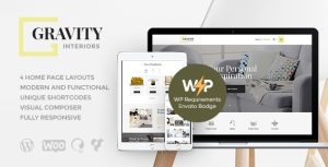 Gravity | Interior Design  Furniture Store WordPress Theme