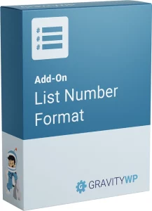 GravityWP - List Number Format