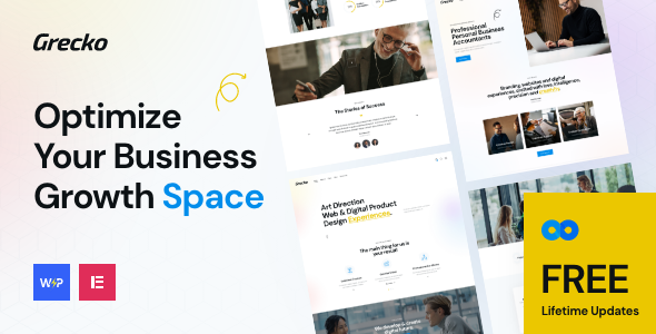 Grecko |  Business WordPress Theme