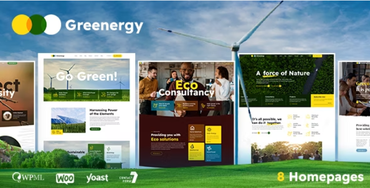 Greenergy - Ecology  Environment WordPress Theme