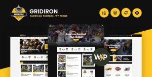 Gridiron | American Football  NFL Superbowl Team WordPress Theme