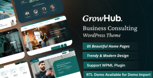 GrowHub - Business Consulting WordPress Theme