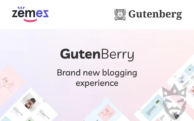 Gutenberry - Gutenberg-based Clean Blog WordPress Theme