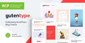 Gutentype | 100% Gutenberg Blog Theme + Elementor