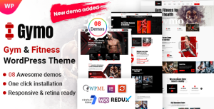 Gymo - Gym  Fitness WordPress Theme