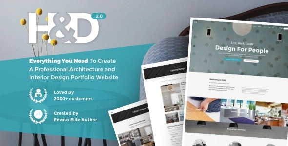 H&D - Interior Design WordPress Theme