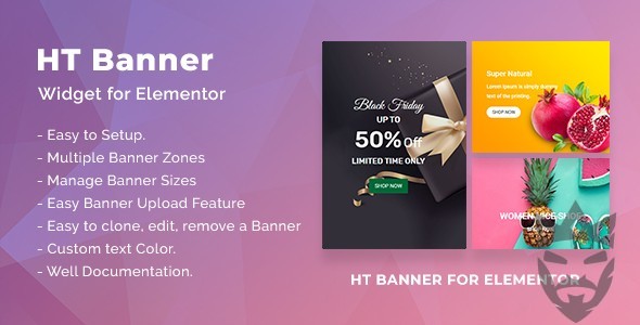 HT Banner for Elementor