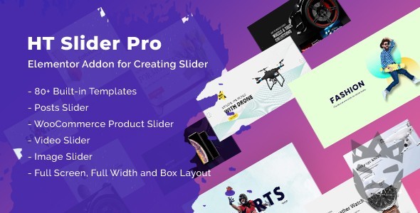 HT Slider Pro For Elementor