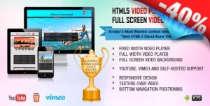 HTML Video Player & FullScreen Video Background