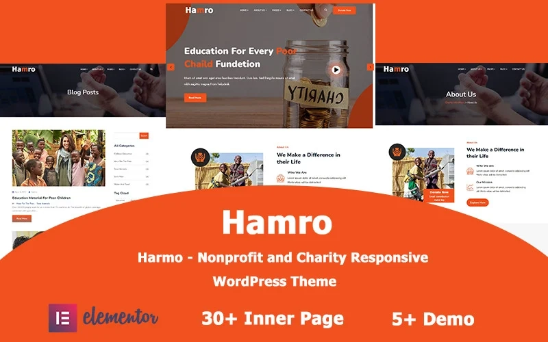 Harmo - Churches and Charity WordPress Theme