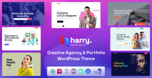 Harry - Creative Agency  Portfolio WordPress Theme + RTL