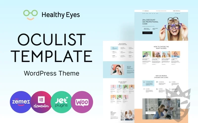 HealthEyes - Optician WordPress Theme