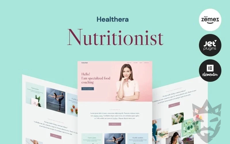 Healthera - Certified Nutritionist WordPress Theme