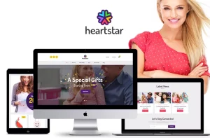 HeartStar - Gift Shop & Event Planning WordPress Theme