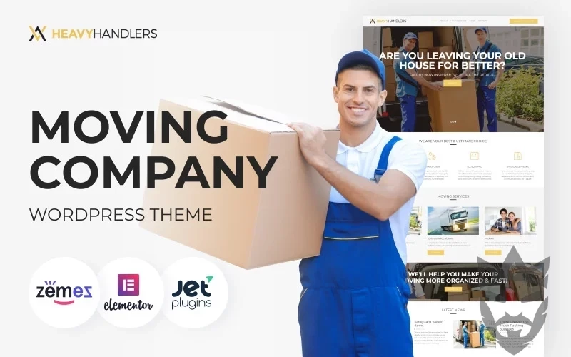 Heavy Handlers - Transportation & Moving Company WordPress Theme