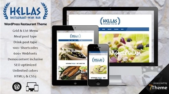 Hellas – Greek Restaurant WordPress Theme