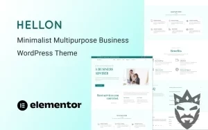 Hellon - Minimalist Multipurpose Business WordPress Theme