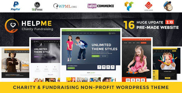 HelpMe - Nonprofit Charity WordPress Theme