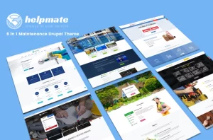 Helpmate - 6 in 1 Maintenance WordPress Theme