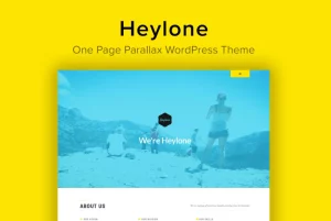 Heylone - One Page Parallax WordPress Theme