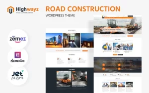 Highwayz - Road Construction WordPress Theme