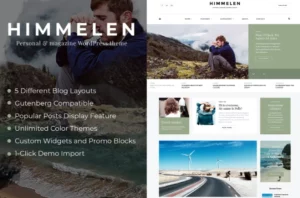 Himmelen - Personal Minimal WordPress Blog Theme