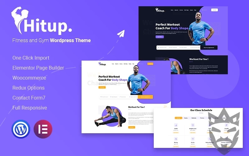 Hitup - Fitness and Gym WordPress Theme