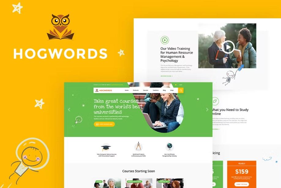 Hogwords - Education Center WordPress Theme