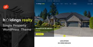 Holdings Realty - Single Property WordPress Theme