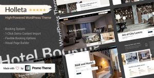 Holleta - Hotel Booking WordPress Theme